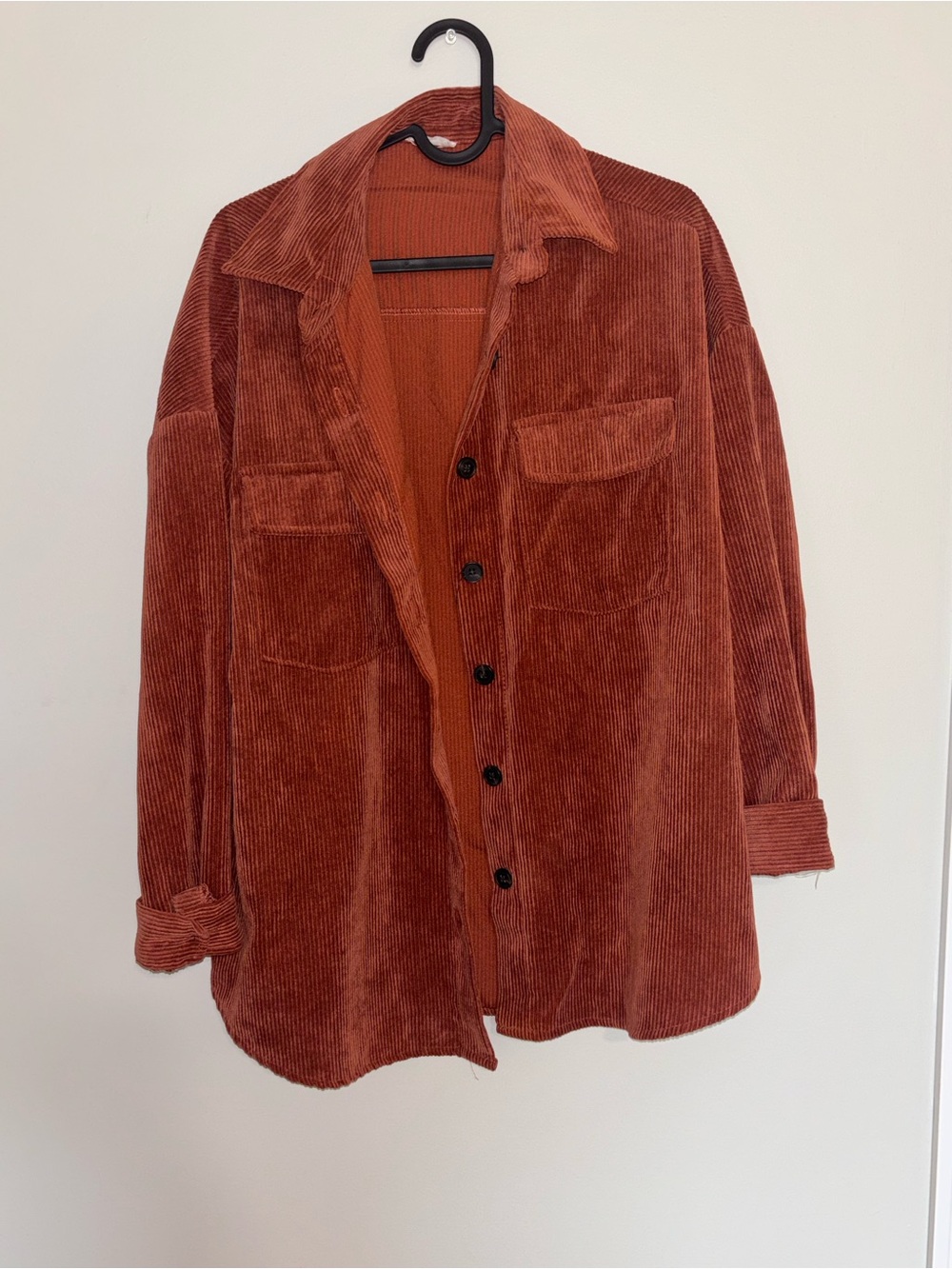 Ardene Rust Corduroy Shacket
